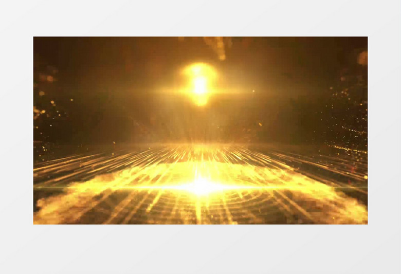 牛年年会金色粒子光效背景模板