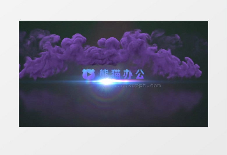 烟雾logo视频片头PR视频模板