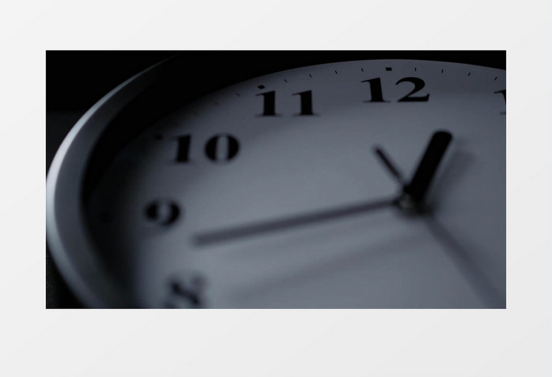 钟表指针慢慢走特写背景视频