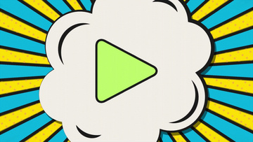 一组mg卡通图形转场素材ae模板