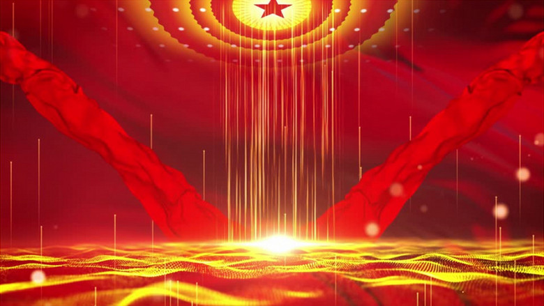 红色党政建党100周年庆背景视频