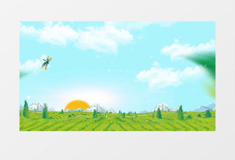 古风二十四节气芒种AE模板