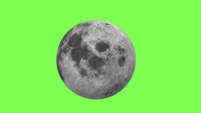 地球旋转转动绿幕扣像视频素材