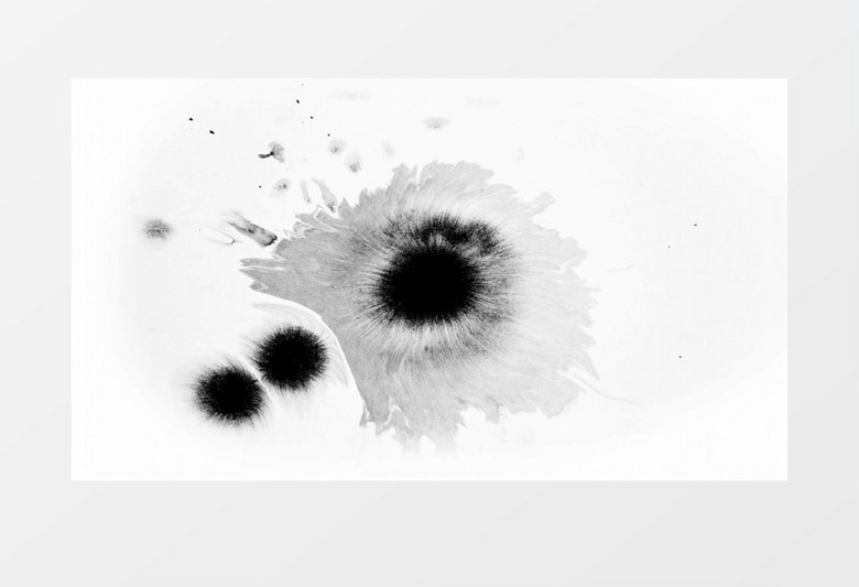 唯美中国风水墨遮罩转场后期素材