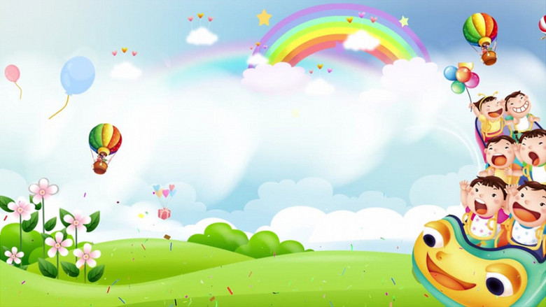 清新卡通儿童节片头背景视频素材下载_mp4格式_熊猫办公