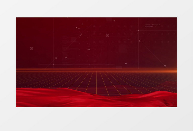 红色党政宣传动态背景视频