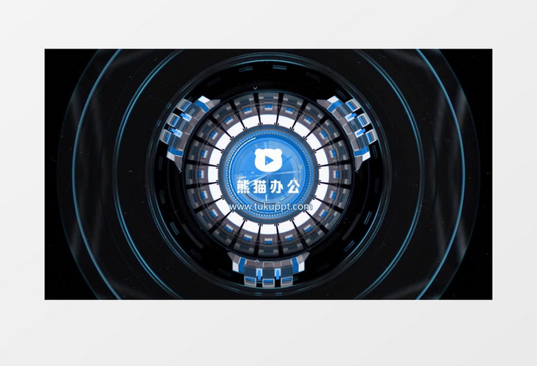 高科技企业Logo文字片头Pr视频模板