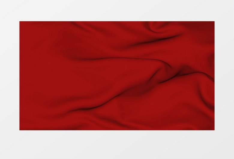 红布丝绸动态飘扬动画后期素材
