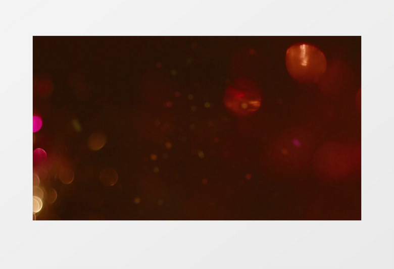 唯美动态金色粒子光斑背景视频