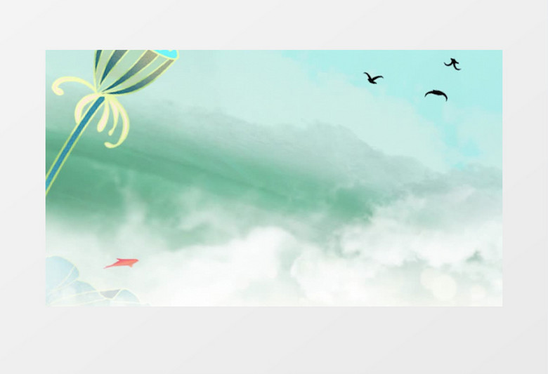 大气简约中国风二十四节气背景视频