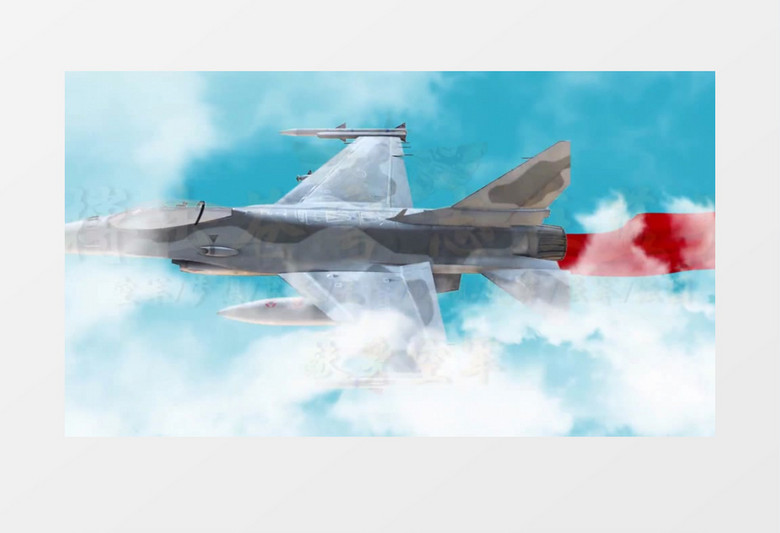 大气震撼献身空军片头展示会声会影模板