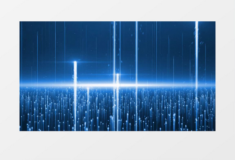 蓝色酷炫科技片头ae模板