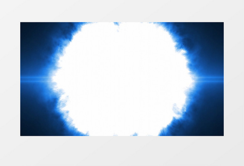 蓝色粒子光效爆炸后期素材