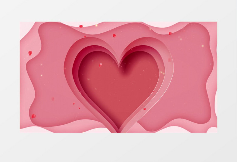 唯美七夕情人节背景视频