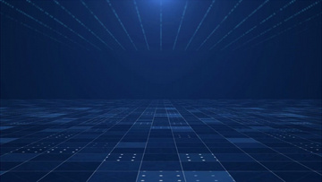 蓝色简约科技网格地面背景视频