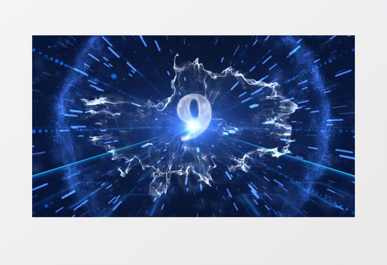 震撼科技发布会倒计时AE模板