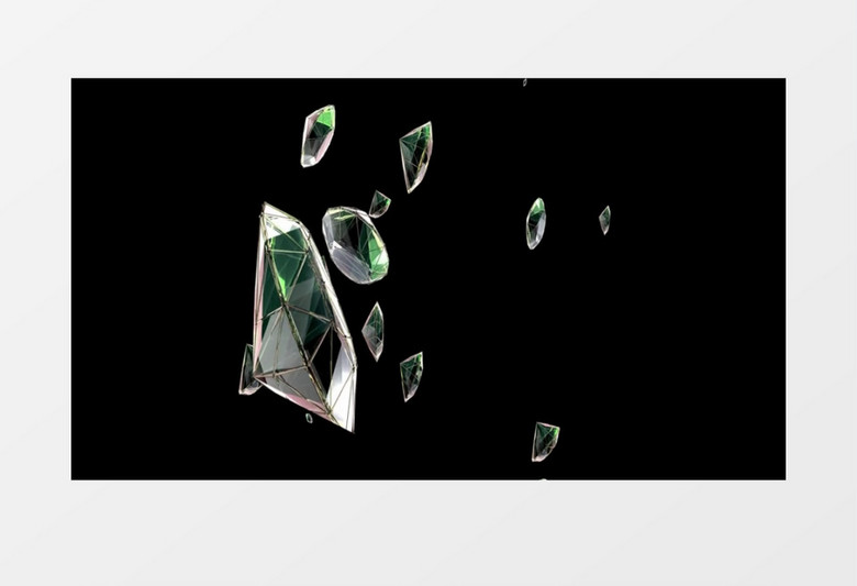 闪亮钻石颗粒下落后期素材