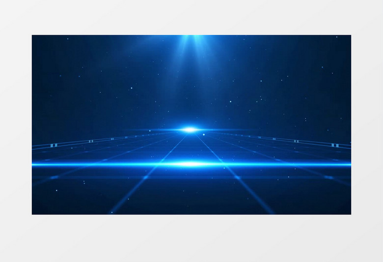 蓝色科技企业年会背景视频