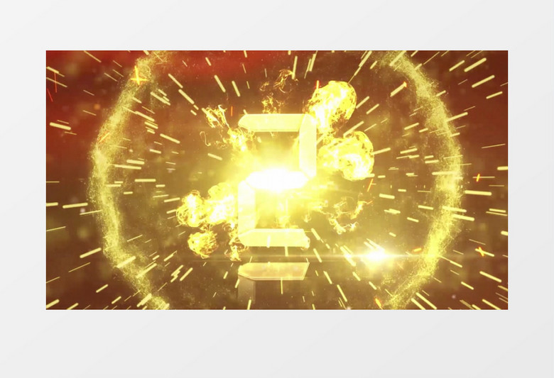 大气5秒倒计时年会盛典开场片头pr模板