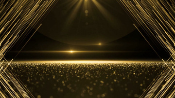 黑金粒子特效年会开场背景视频