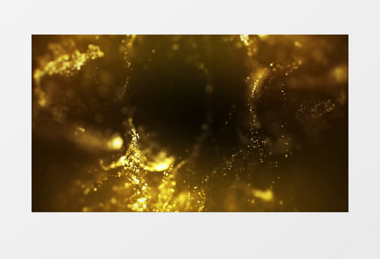 金色粒子特效虎年企业颁奖盛典背景视频