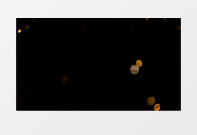 金色粒子光斑上升运动素材