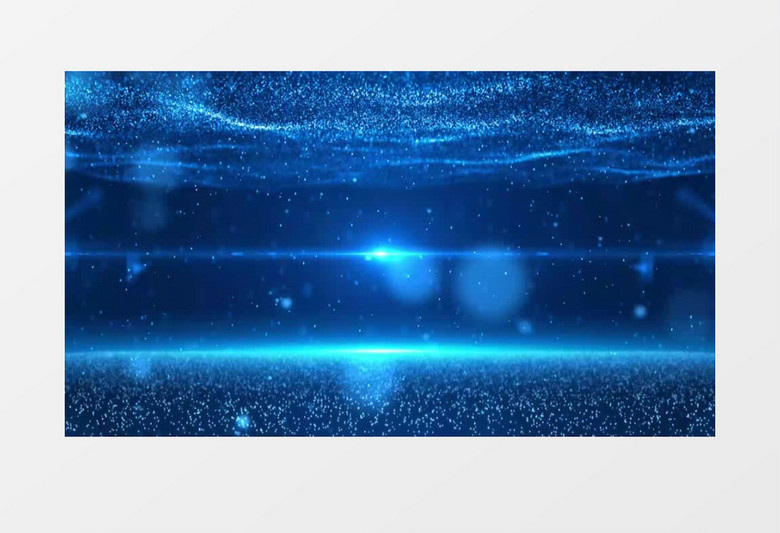 大气震撼科技蓝色粒子背景视频