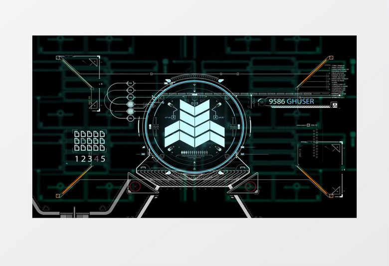 创意科技科幻背景视频素材