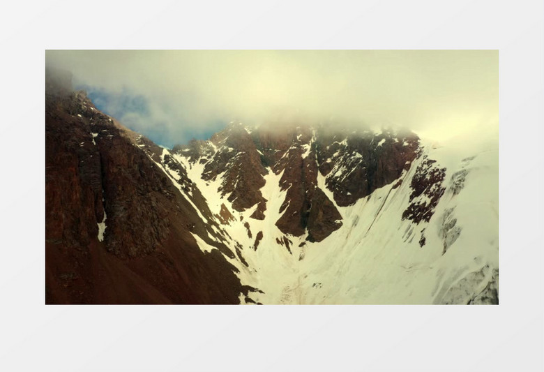 山下和山顶景色变化景观实拍视频素材