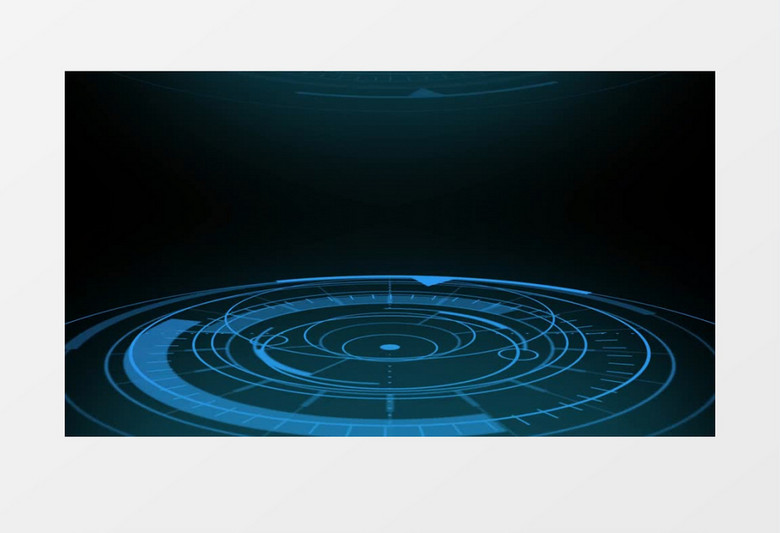 简约蓝色风科技宣传展示背景视频