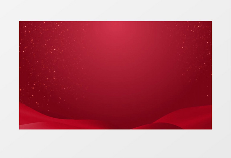 红色党政背景金色粒子特效背景视频