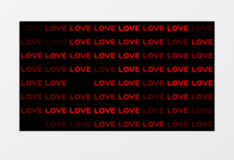 若隐若现的love背景视频素材