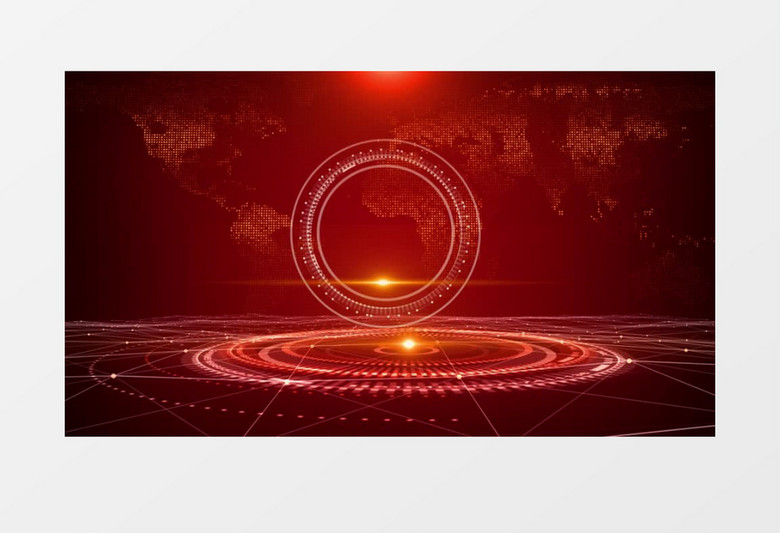 红色党政科技宣传视频背景