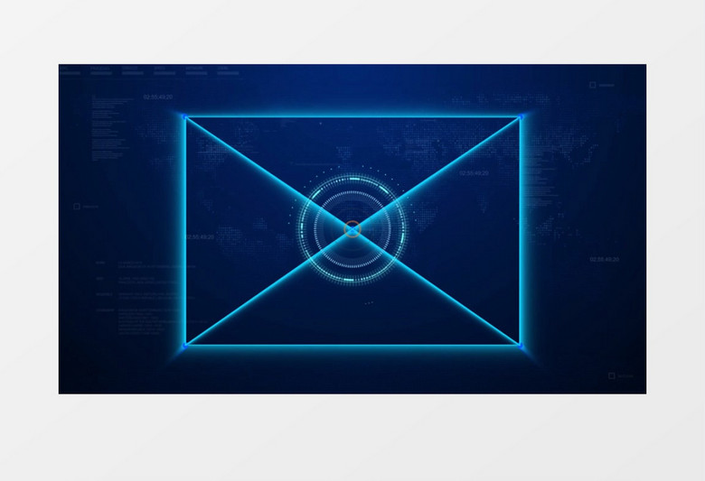 科技蓝色商务板块架构分类宣传展示视频背景