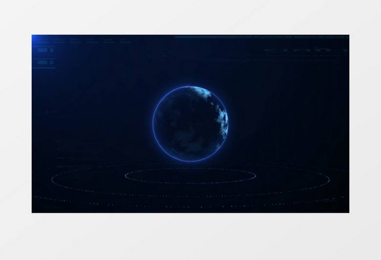 蓝色科技商务宣传视频背景