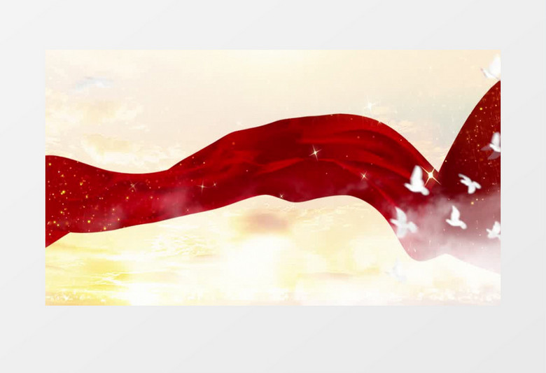 大气深情党政党建宣传背景视频