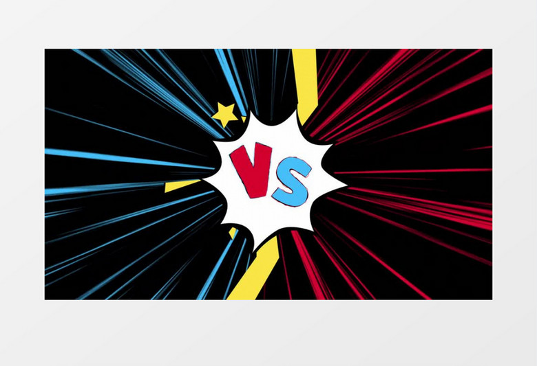 4K动态卡通综艺节目元素背景视频