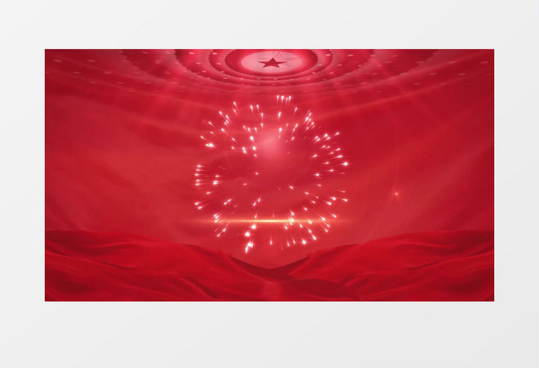 红色党政动态元素背景视频