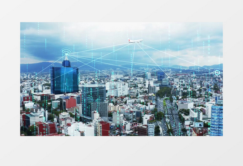 科技互联网互联智慧城市AE模板