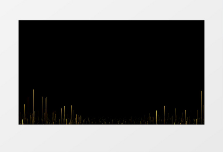 梦幻金色粒子线条上升视频素材