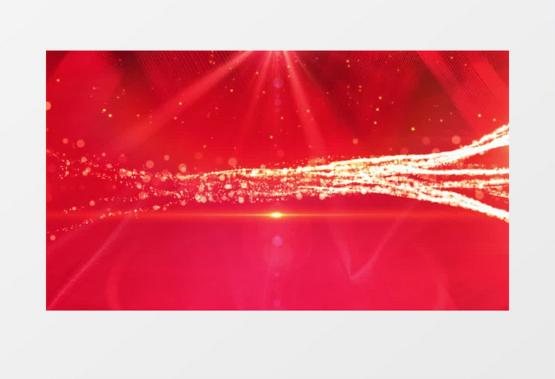 红色党政金色粒子扫光背景视频素材下载_mp4格式_熊猫办公