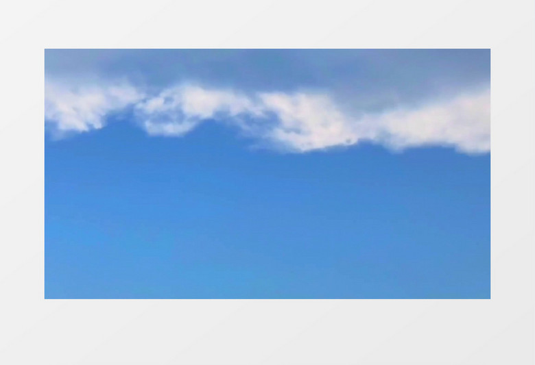 延时拍摄乌云覆盖蓝天实拍视频素材