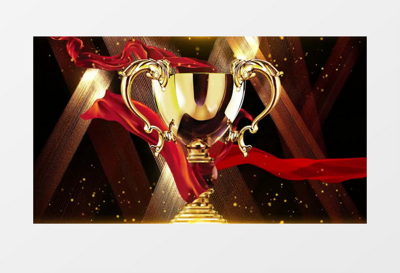 大气金色教师节表彰片头pr模板