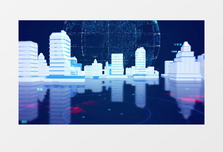 三维科技企业宣传视频背景