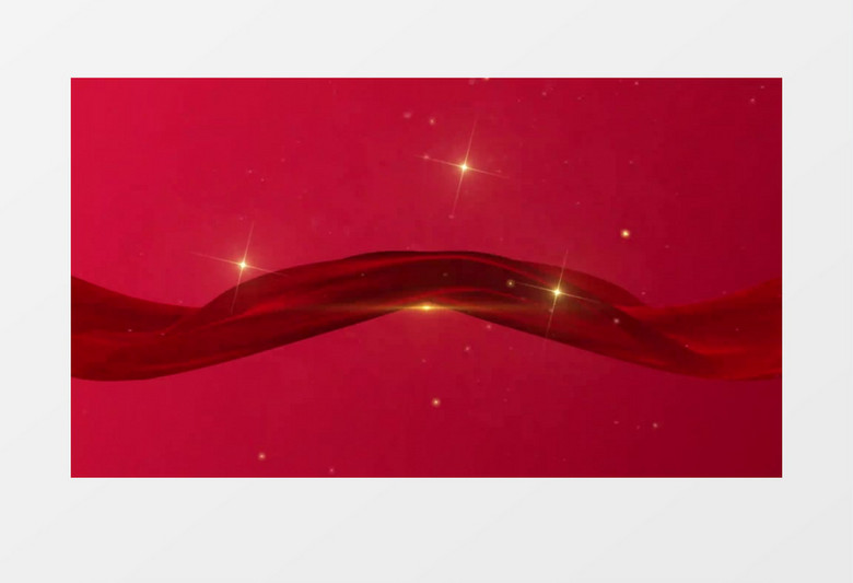 红色党政风金色粒子飘散背景视频