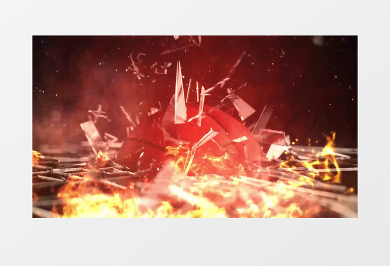 火爆校园篮球竞赛背景视频