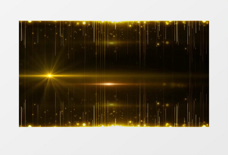 金色粒子上升年会开场视频背景