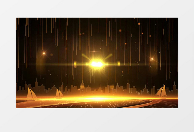 金色2023企业年会开场背景视频