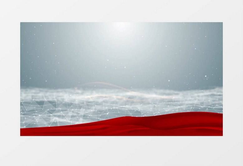 简约白色科技线条背景视频