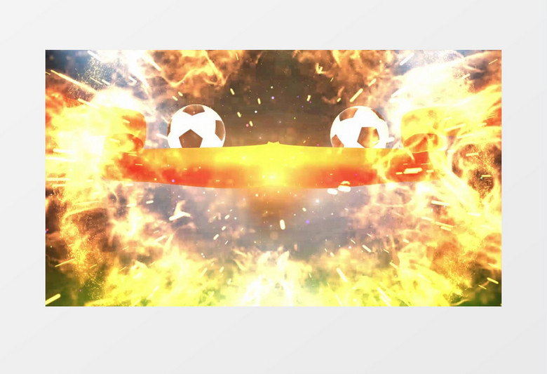 世界杯足球赛宣传背景视频